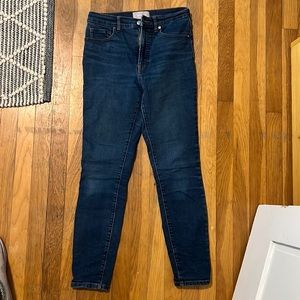 Everlane skinny jeans high waisted stretchy